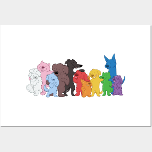 Progress Pride Puppies Posters and Art